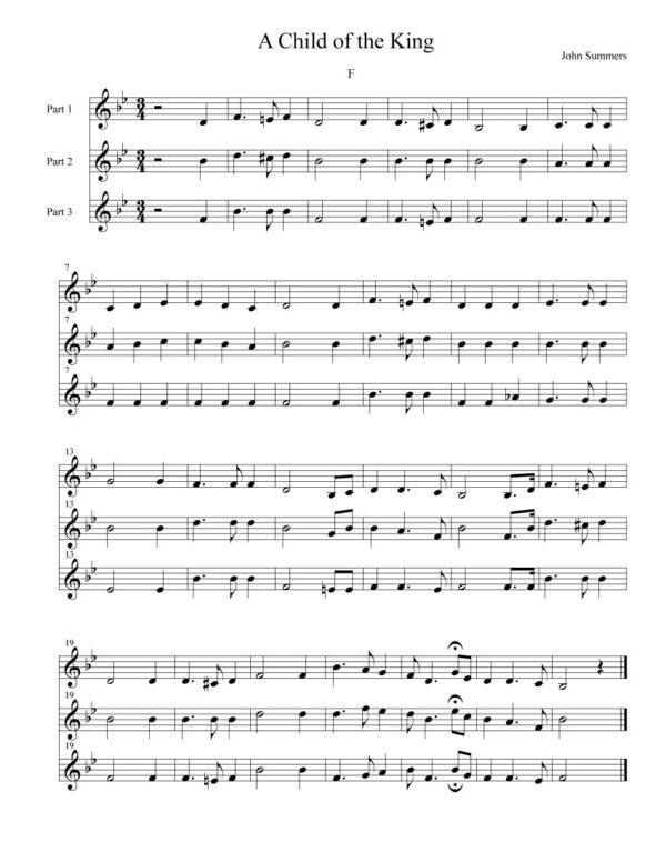 Hymns for F Instruments