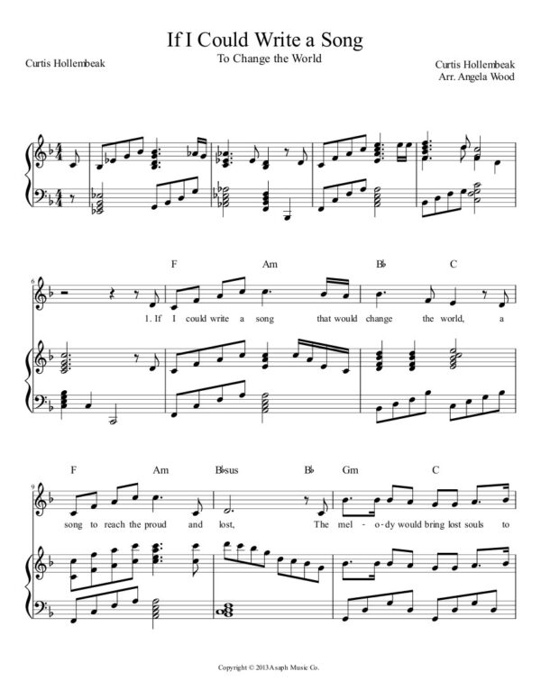 If I Could Write a Song