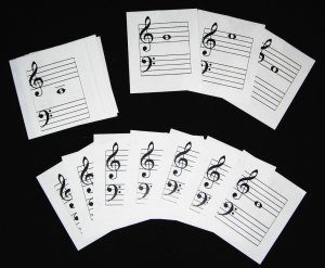 Flash Cards--Treble Clef Notes